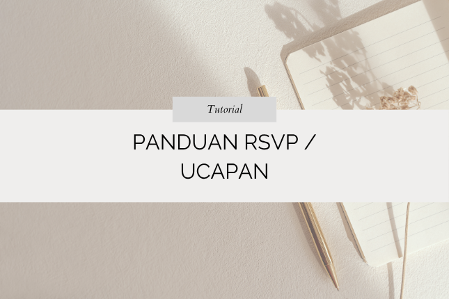 Panduan RSVP / Ucapan