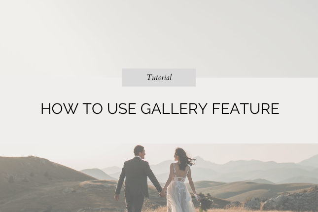 How To Use Gallery Feature